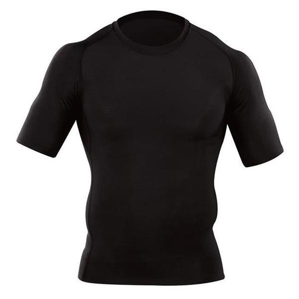 5.11 Tactical Antimicrobial Tight Crew Short Sleeve Shirt Black Tactical Distributors Ltd New Zealand