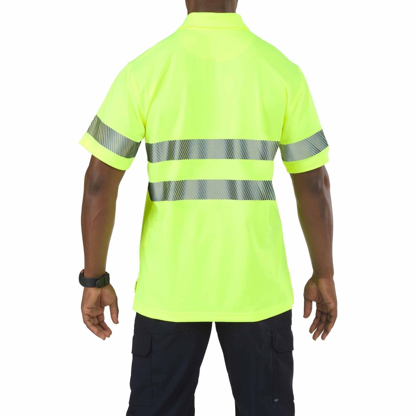 5.11 Tactical High-Visibility Yellow Short Sleeve Polo Tactical Distributors Ltd New Zealand