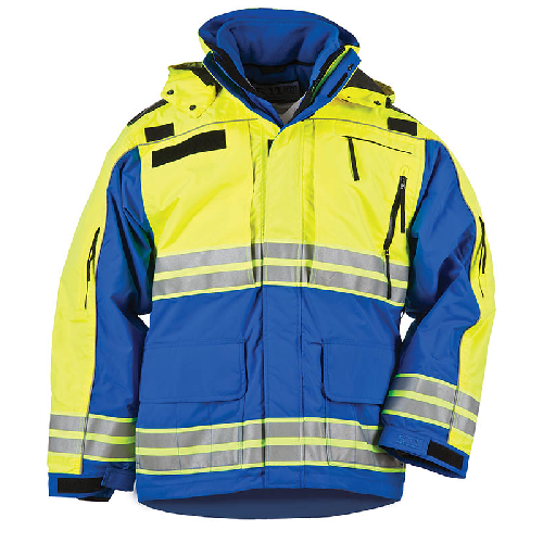 5.11 Tactical Responder High-Visibility Parka Royal Blue Tactical Distributors Ltd New Zealand