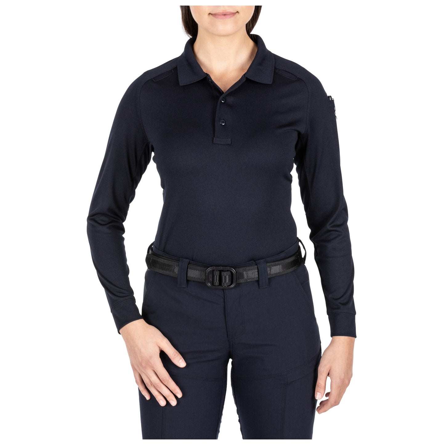 5.11 Tactical Women's Performance Long Sleeve Polo Dark Navy Tactical Distributors Ltd New Zealand
