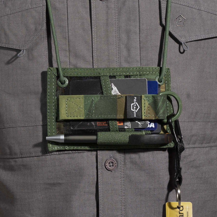 Pentagon Tactical ID Card Holder Camo