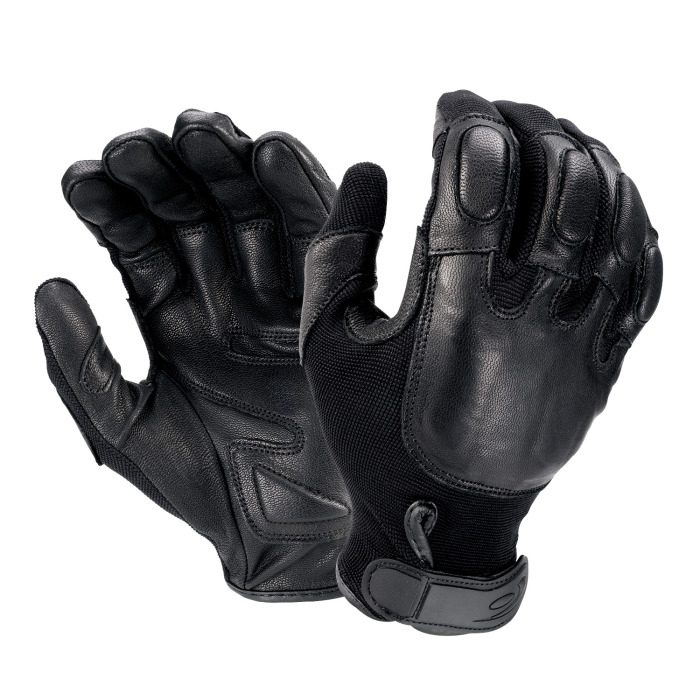 Hatch Defender II Riot Control Glove with Steel Shot - Black