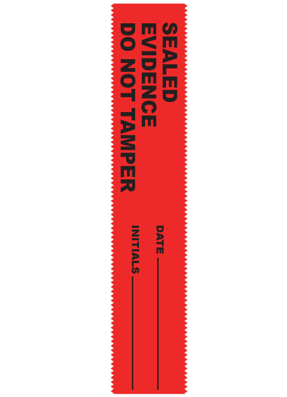Arrowhead SealGuard Sealed Evidence Labels Red 100pk | Tactical AU Tactical Gear