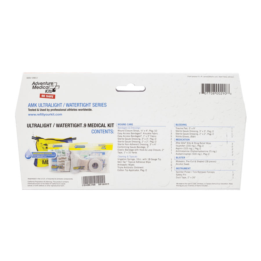 Adventure Medical Kits Ultralight Watertight .9 Medical First Aid Kit Tactical Distributors Ltd New Zealand