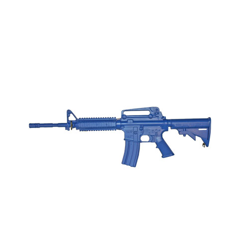 Blue Training Guns - M4 Closed Stock Forward Rail, 14 Barrel Color: Blue Weighted: Yes Tactical Distributors Ltd New Zealand