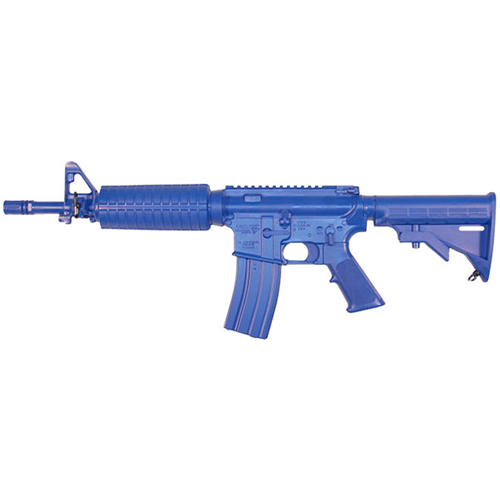 Blue Training Guns - M4 Commando Flat Top Closed Stock Color: Blue Weighted: Yes Tactical Distributors Ltd New Zealand