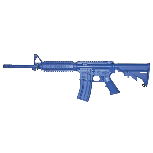 Blue Training Guns - M4 Flat Top Closed Stock Forward Rail 14 Barrel Color: Blue Weighted: Yes Tactical Distributors Ltd New Zealand