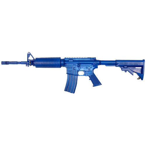 Blue Training Guns - M4 Flat Top Open Stock 14 Barrel Color: Blue Weighted: No Tactical Distributors Ltd New Zealand