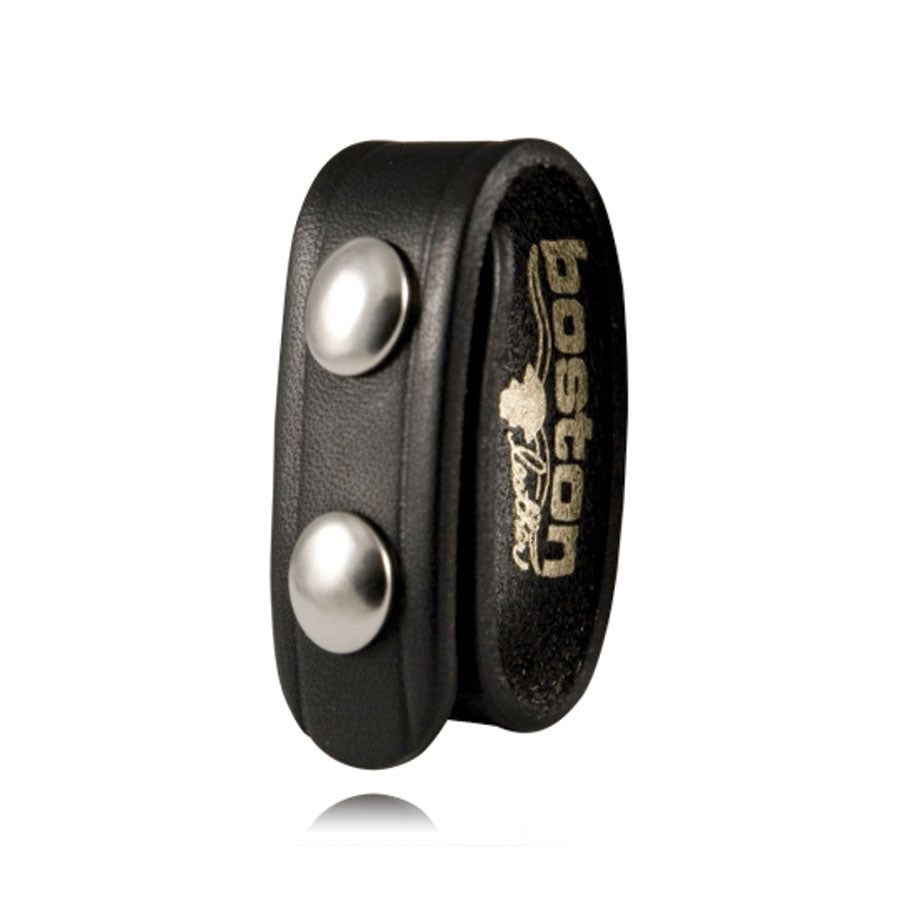 Boston Leather 1 Inch Belt Keeper with 2 Snaps Black Tactical Distributors Ltd New Zealand