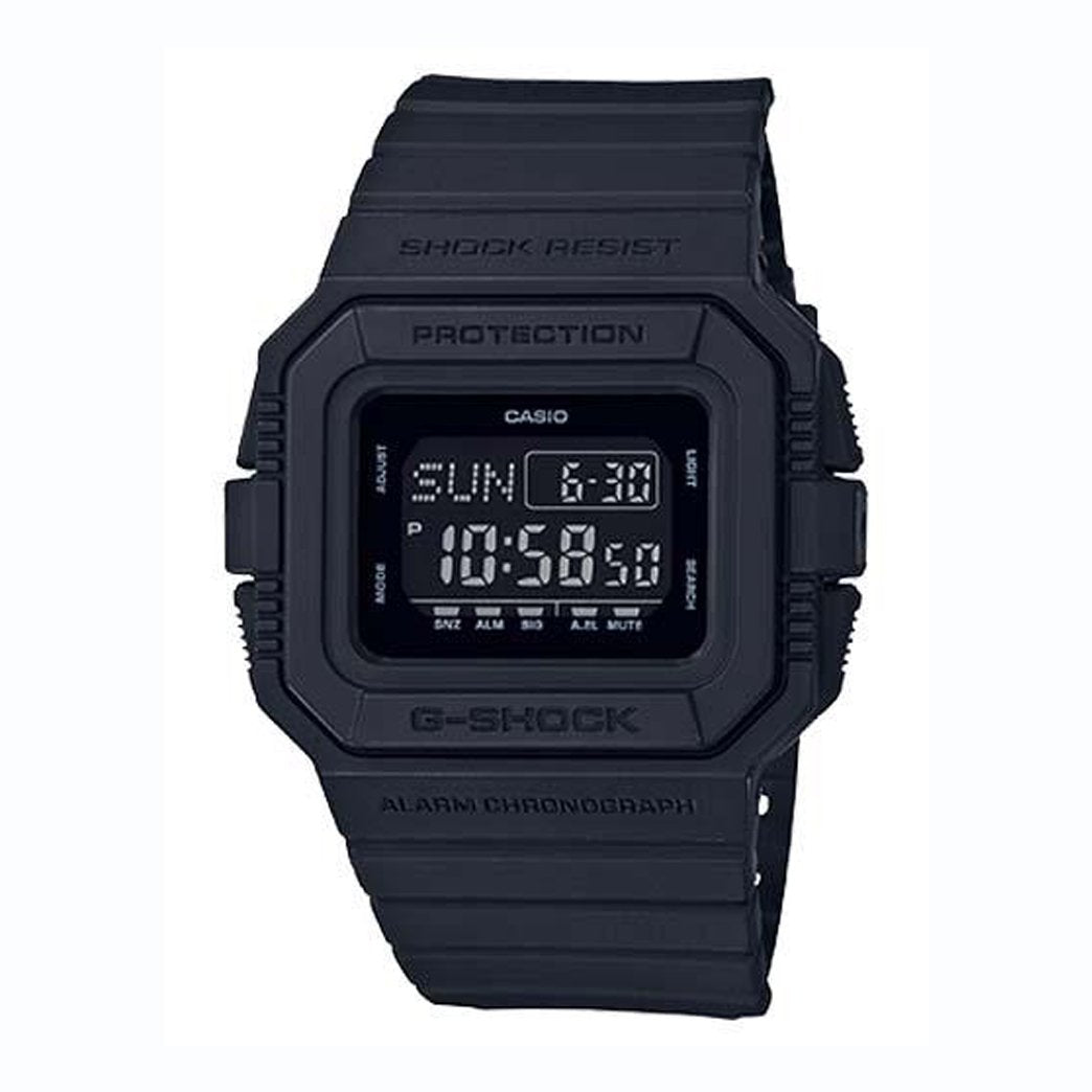 Casio G-Shock DWD5500BB-1D Digital Watch All Black Classic Matte Tactical Distributors Ltd New Zealand