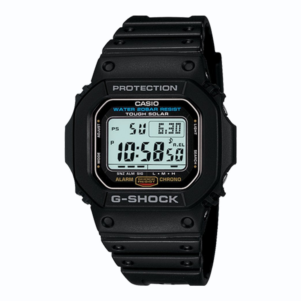 Casio G-Shock G5600E-1 Digital Watch Solar Black Tactical Distributors Ltd New Zealand