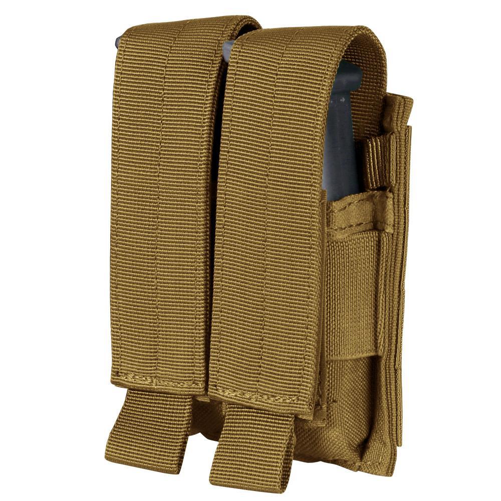 Condor Double Pistol Mag Pouch Coyote Brown Tactical Distributors Ltd New Zealand