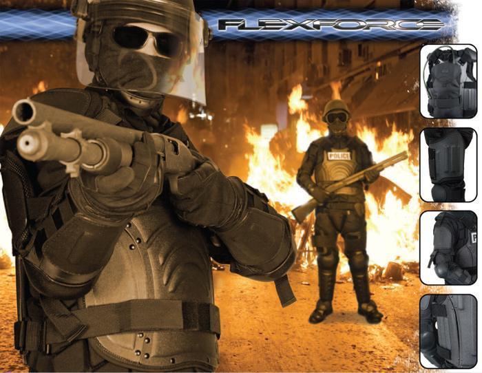 Damascus FX1 FlexForce Modular Hard Shell Crowd Control Complete System includes Helmet Tactical Distributors Ltd New Zealand