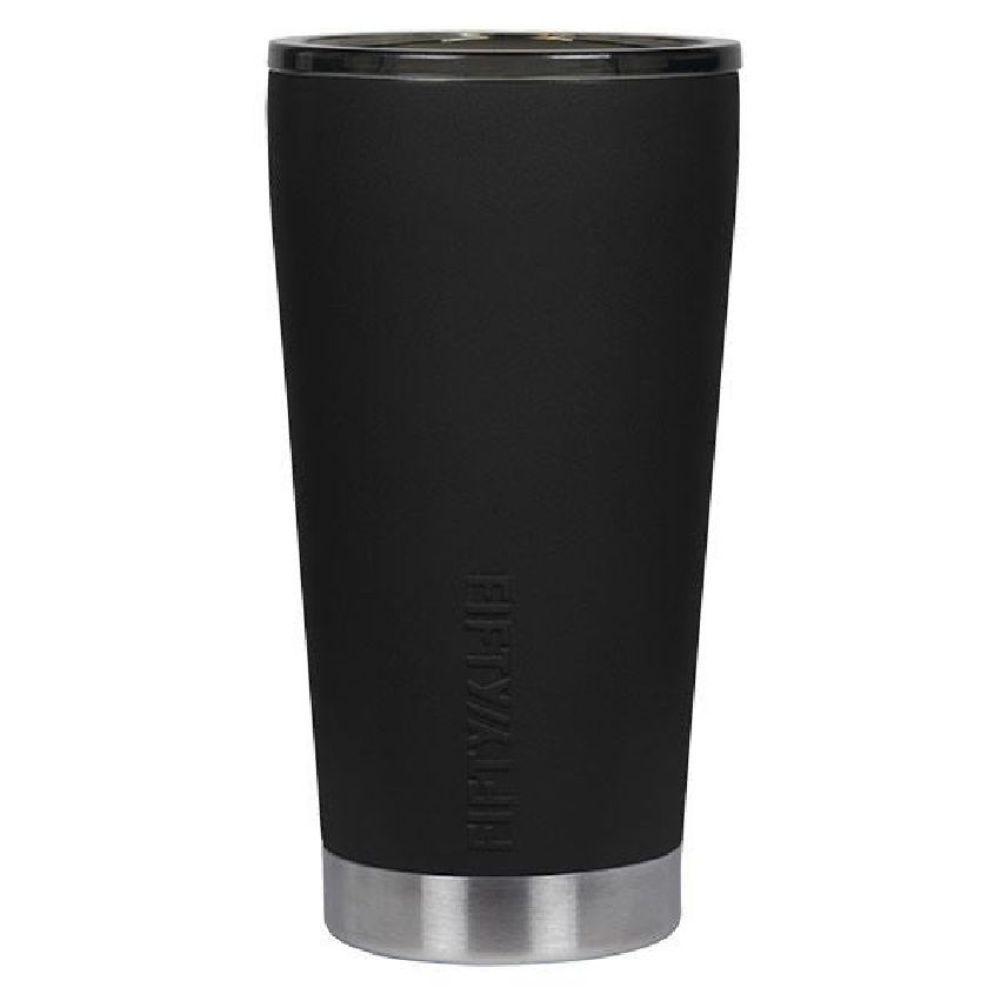 Fifty Fifty 16oz Tumbler with Slide Lid Matte Black Tactical Distributors Ltd New Zealand