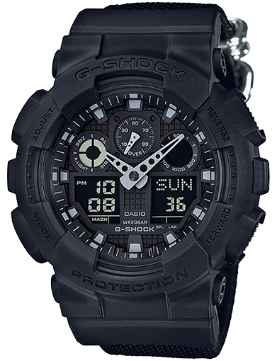 G-Shock Duo Chrono Military Series GA100BBN-1A Tactical Distributors Ltd New Zealand
