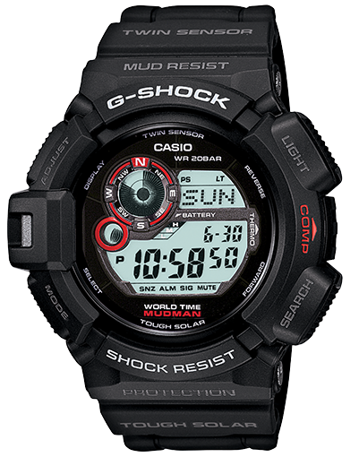 G-Shock Solar Mudman Tide G9300-1 Tactical Distributors Ltd New Zealand