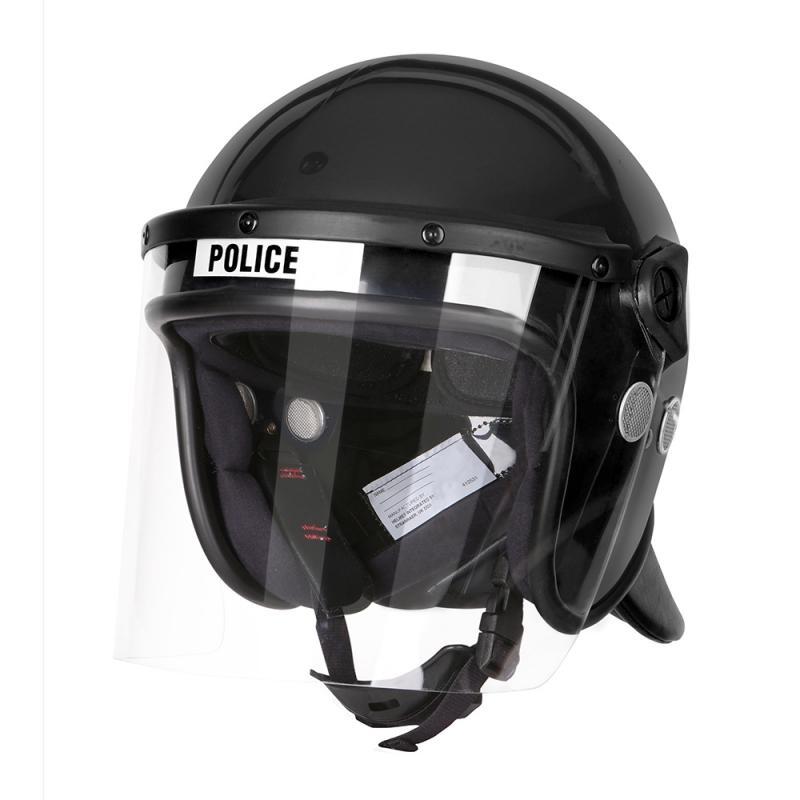 Gentex Argus Public Order Anti Riot Helmet 017T 3mm Visor Navy No Decal Tactical Distributors Ltd New Zealand