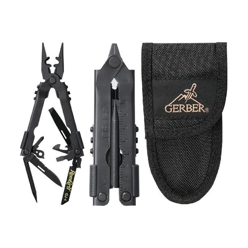 Gerber Multi-Plier 600 DET Black Tactical Distributors Ltd New Zealand