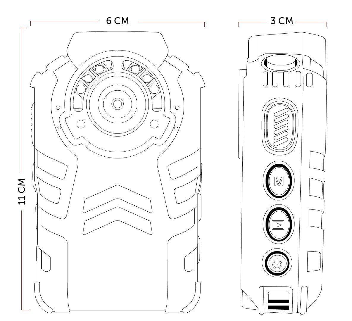 Guardian GPC-R2 Body Camera with GPS Tactical Distributors Ltd New Zealand