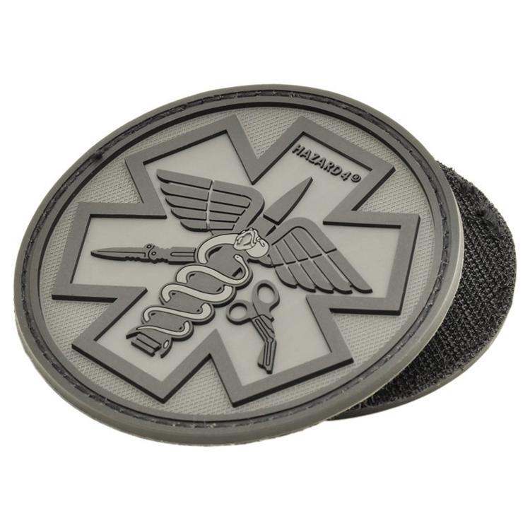 Hazard 4 Battle Paramedic Rubber Velcro Patch Black Tactical Distributors Ltd New Zealand