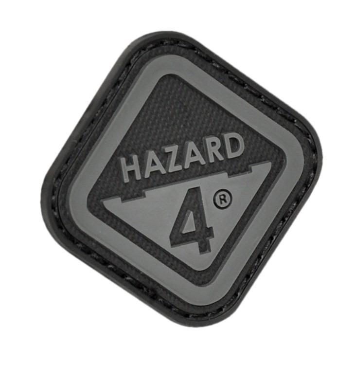 Hazard 4 Morale Patch Diamond Shaped Logo Black Tactical Distributors Ltd New Zealand