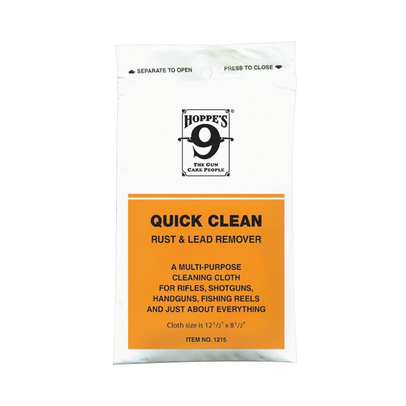 Hoppe's Guncare Quick Clean Rust & Lead Remover Cloth Tactical Distributors Ltd New Zealand
