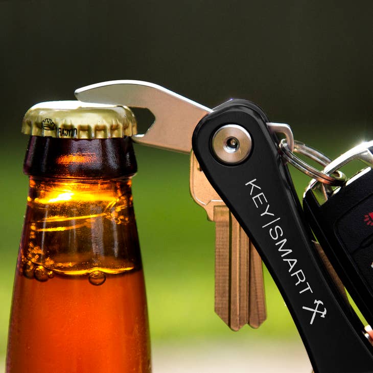 KeySmart Rugged with Belt Clip Aluminum Holds 14 Keys Black Tactical Distributors Ltd New Zealand