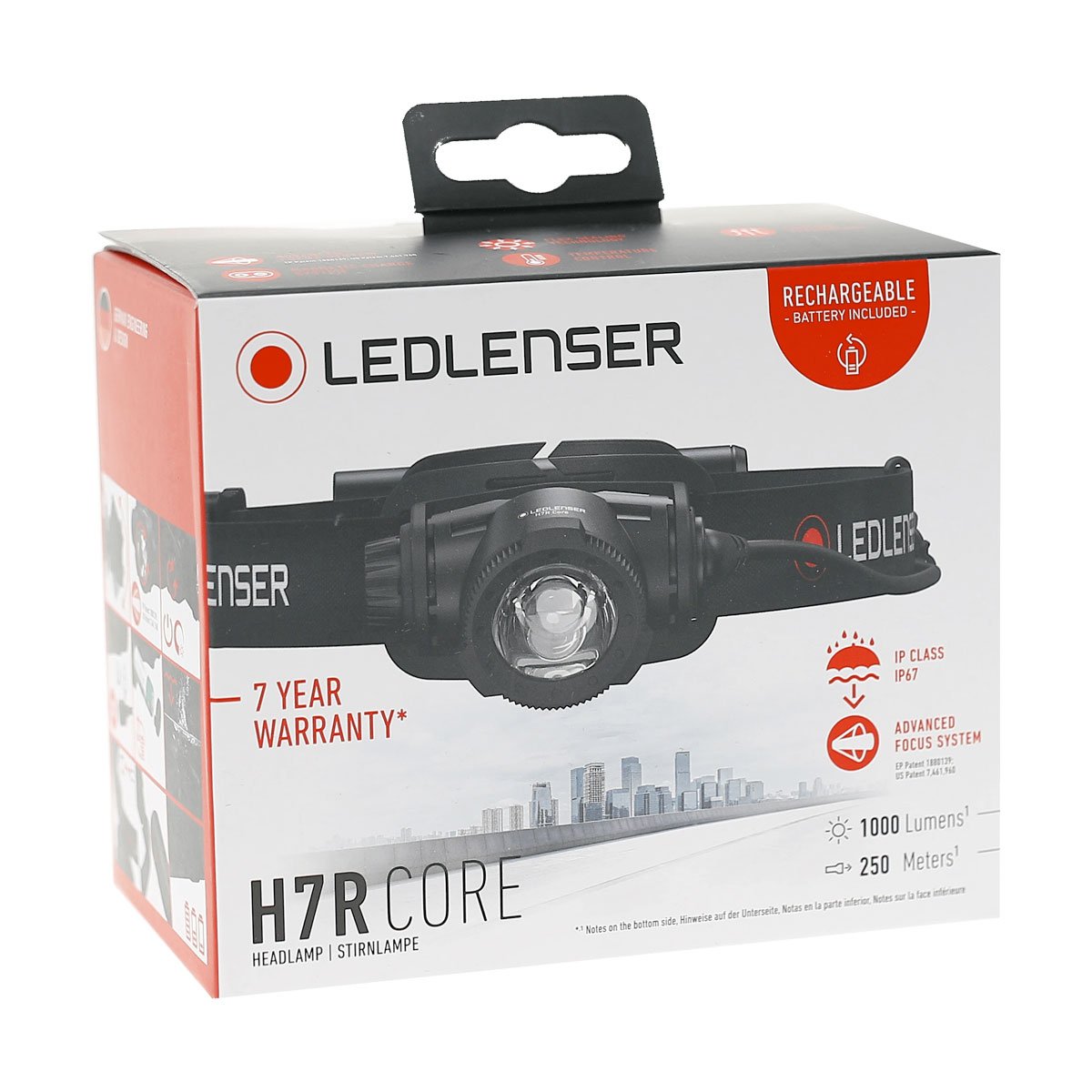 Ledlenser H7R Core Headlamp with Box Tactical Distributors Ltd New Zealand