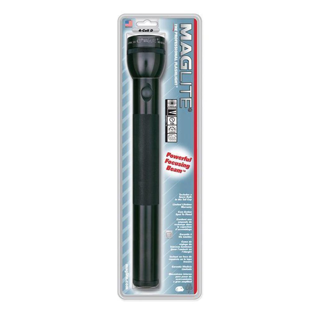 Maglite 4 Cell D Xenon Incandescent Flashlight in Hang Pack Tactical Distributors Ltd New Zealand