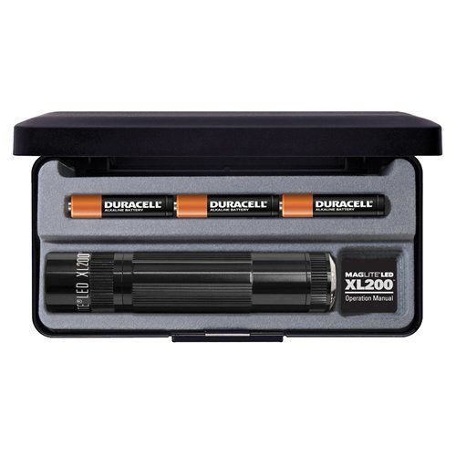 Maglite XL200 3 Cell AAA LED Flashlight Black Box Tactical Distributors Ltd New Zealand