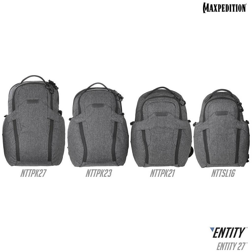 Maxpedition Entity 27 CCW-Enabled Laptop Backpack 27L Charcoal Tactical Distributors Ltd New Zealand