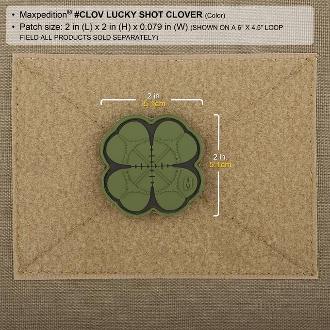 Maxpedition Lucky Shot Clover Morale Patch Tactical Distributors Ltd New Zealand