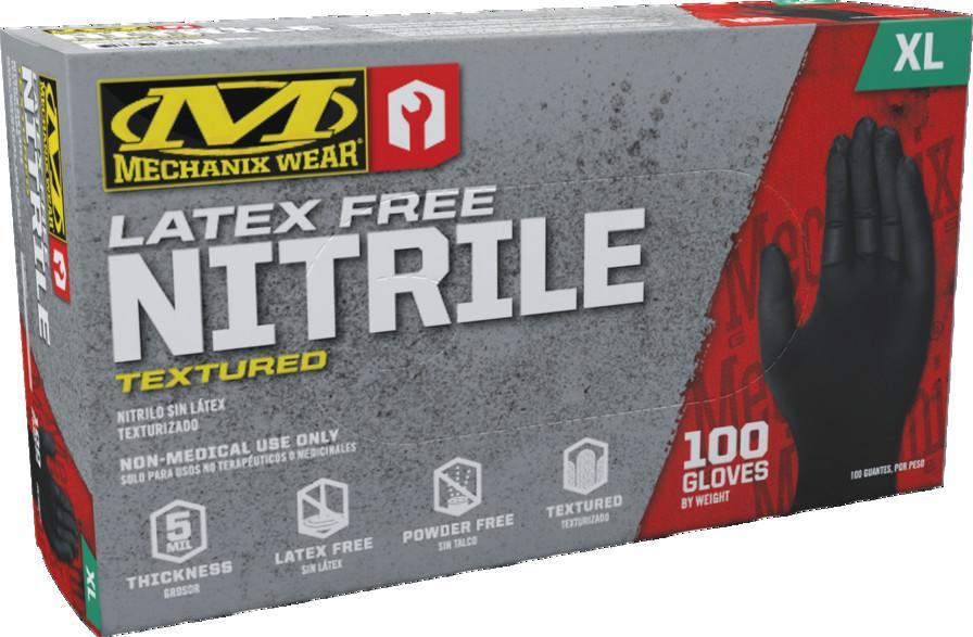 Mechanix Wear 5 mil Nitrile Disposable Gloves 100 Pack Black Tactical Distributors Ltd New Zealand