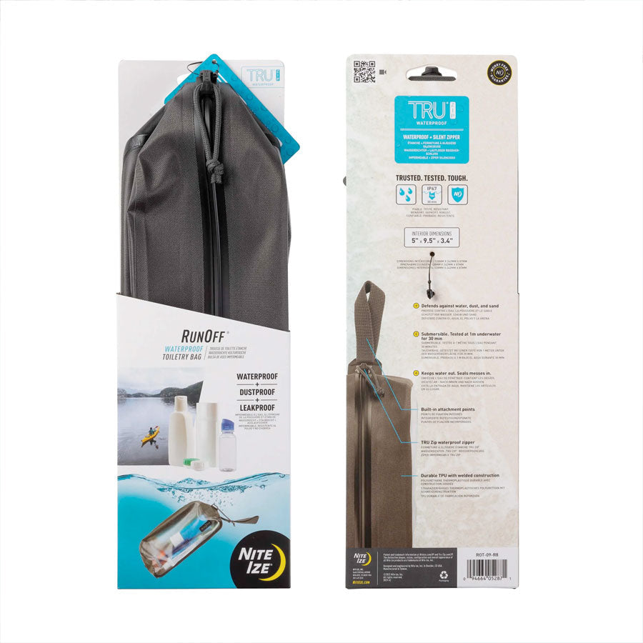 Nite-Ize RunOff Waterproof Toiletry Bag Tactical Distributors Ltd New Zealand