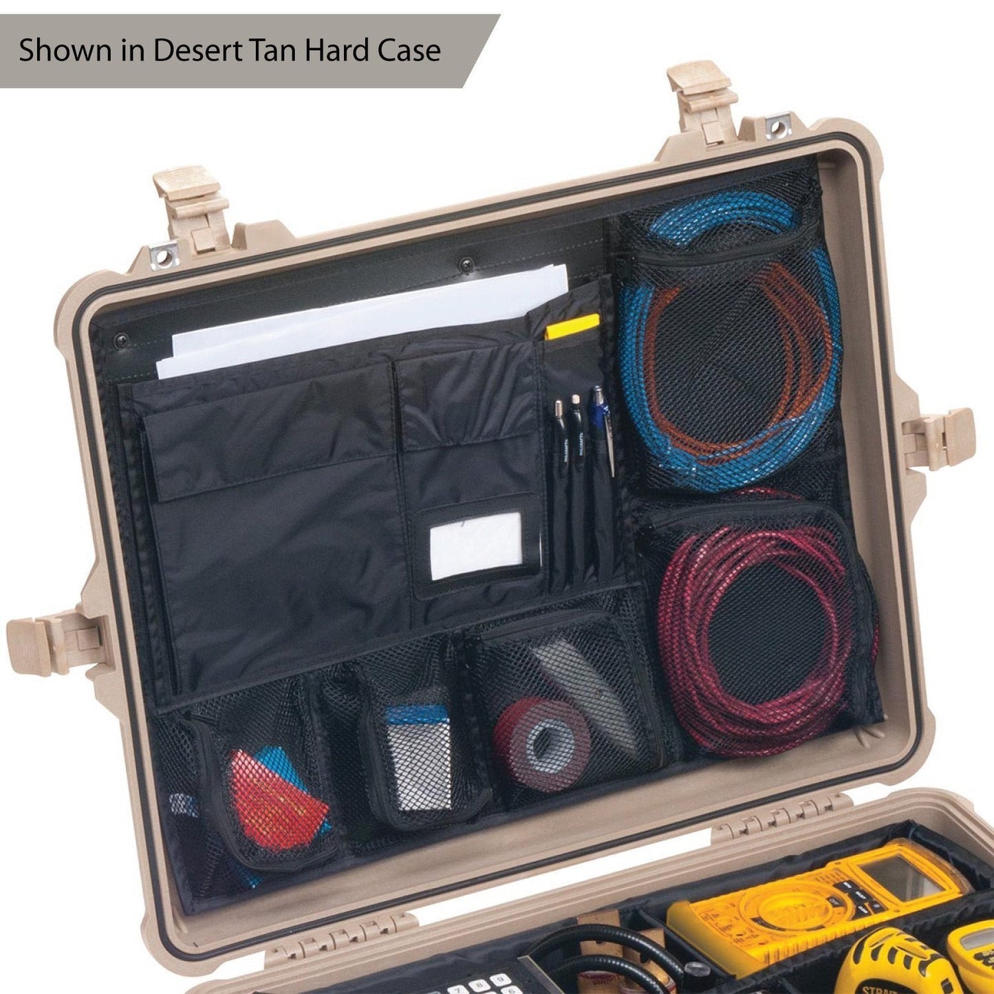 Pelican 1600 Classic Large Hard Case Orange With EMS Lid Organizer Set Tactical Distributors Ltd New Zealand