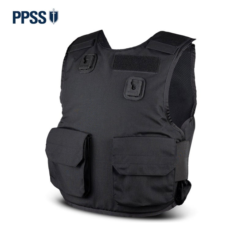 PPSS Overt Stab Resistant Vest (Cover+Panel) Black Small Tactical Distributors Ltd New Zealand