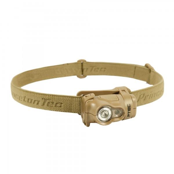 PrincetonTec Byte Tactical Headlamp Tan with Red and White LED Tactical Distributors Ltd New Zealand
