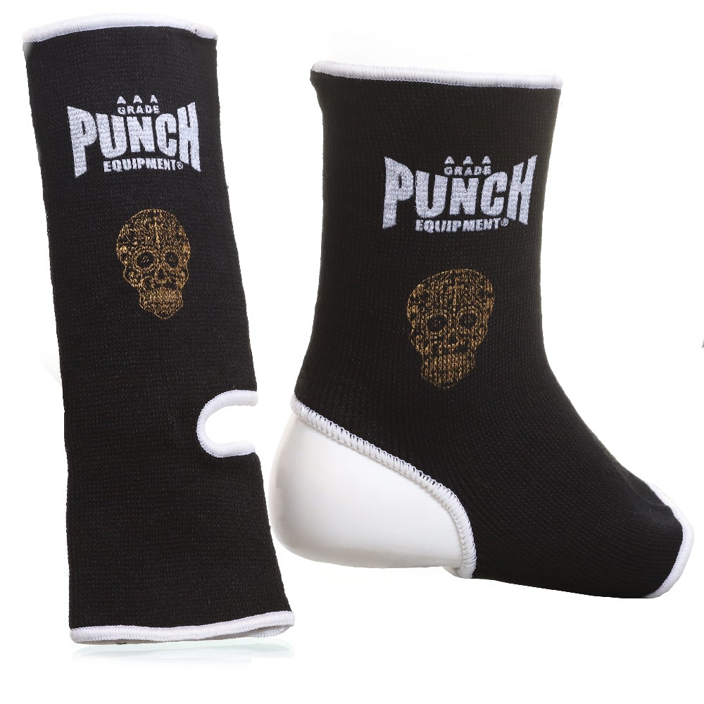 Punch Equipment COLLECTORS ITEM Gold Skull Punch Muay Thai Tattoo Anklets Tactical Distributors Ltd New Zealand