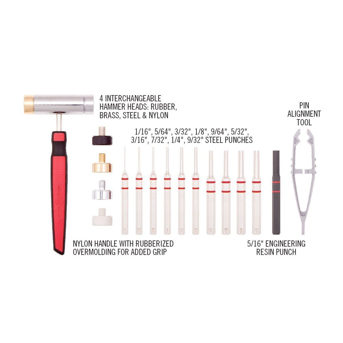Real Avid Accu-Punch Hammer & Punches Tactical Distributors Ltd New Zealand