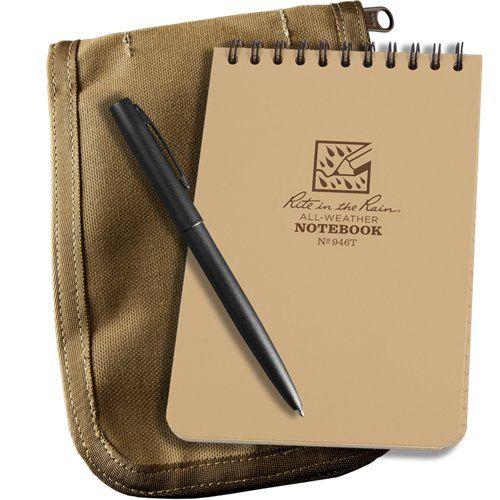 Rite in the Rain 4x6 Notebook Kit Tan Tactical Distributors Ltd New Zealand