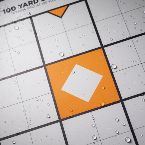Rite in the Rain All-Weather 8.5 X 11 Close Range Target 25 Sheet White / Orange Tactical Distributors Ltd New Zealand
