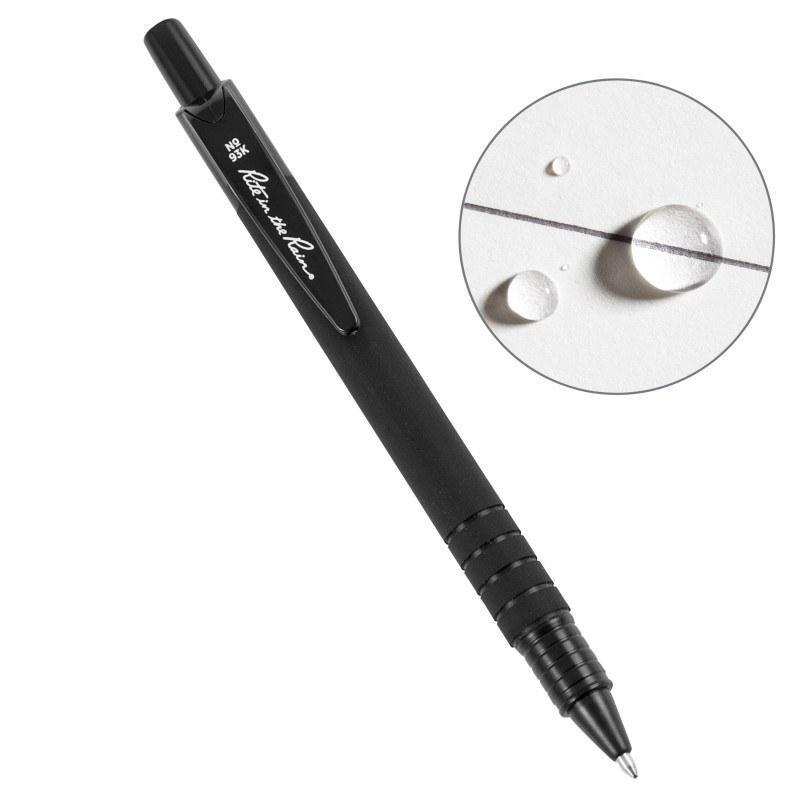 Rite in the Rain All-Weather Durable Pen No. 93K Matte Black with Clip Black Ink Tactical Distributors Ltd New Zealand