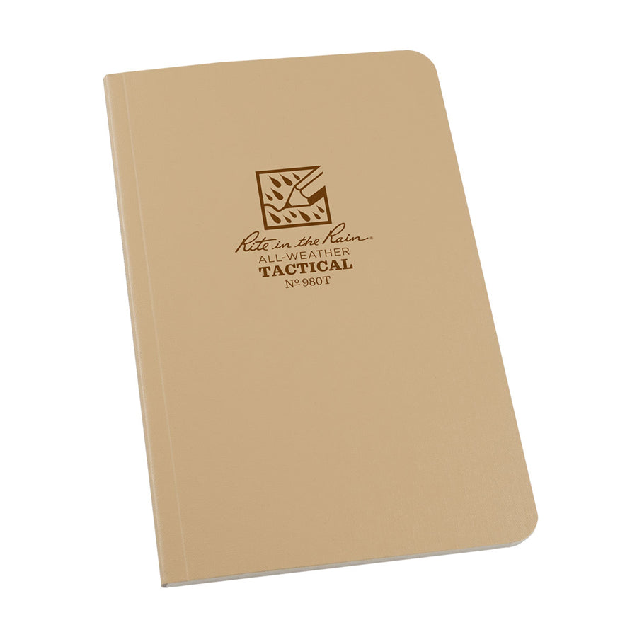 Rite in the Rain Bound 4.625 x 7.25 Tactical Field Book - Universal - Tan Tactical Distributors Ltd New Zealand