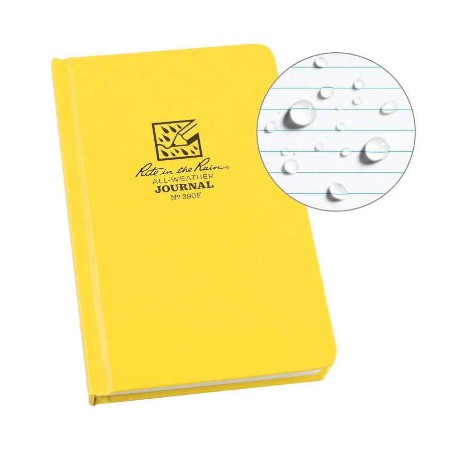 Rite in the Rain No390F Hard Cover Book Journal Yellow Tactical Distributors Ltd New Zealand
