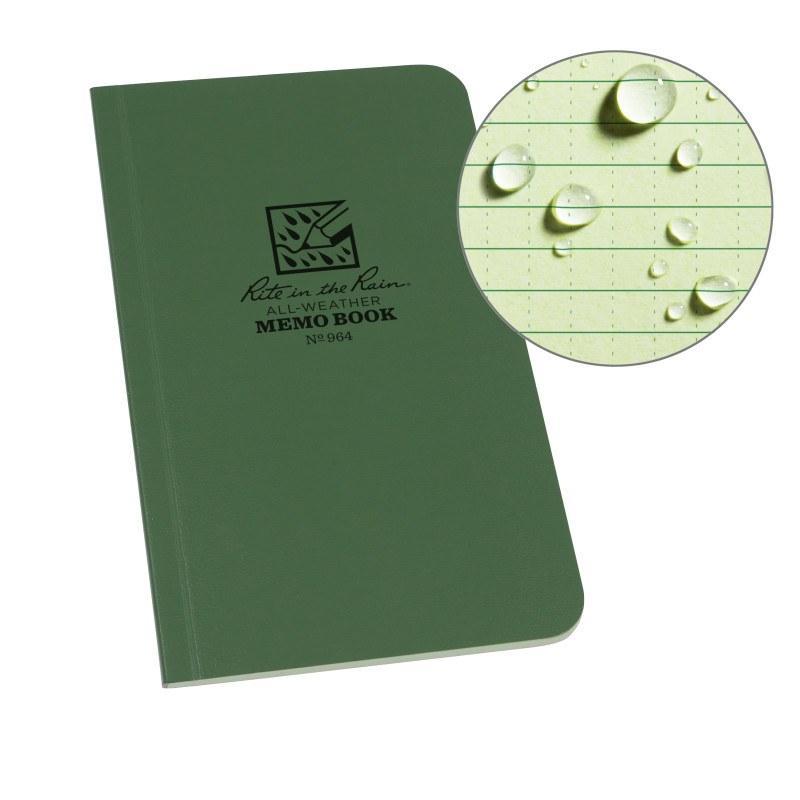 Rite in the Rain No.964 Tactical Field Flex Memo Book Green Tactical Distributors Ltd New Zealand