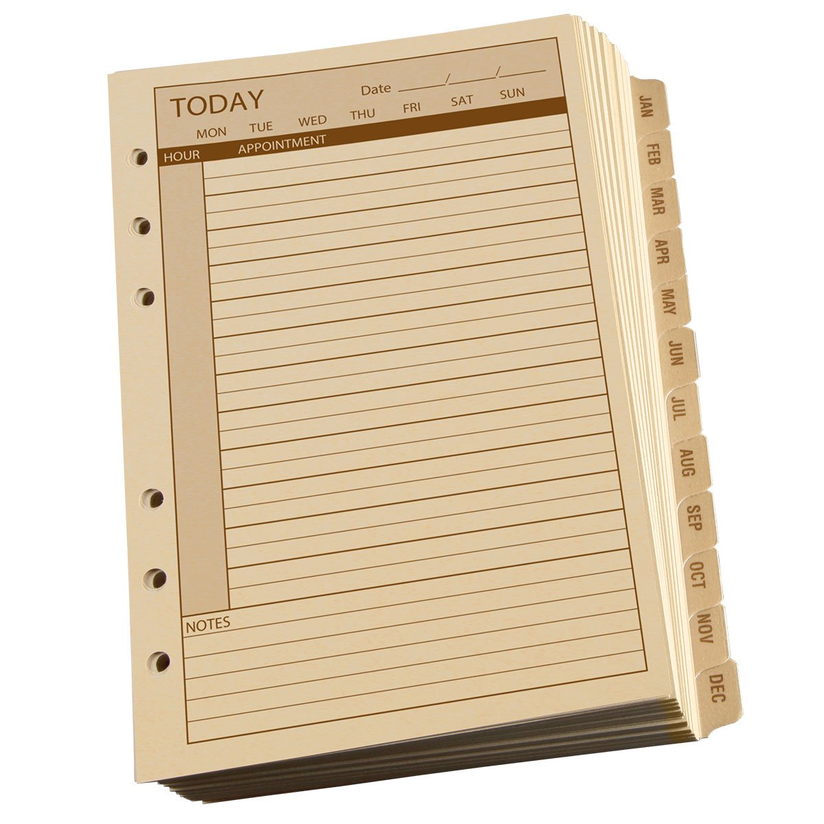 Rite in the Rain Standard Daily Planner Refill 4.625" x 7" with 6 Hole Punch Tan 1 Year Tactical Distributors Ltd New Zealand