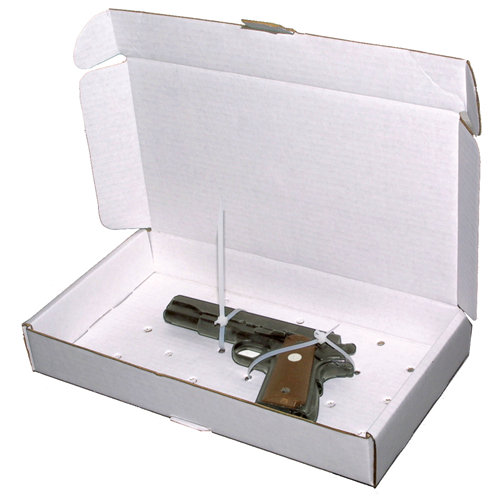 Sirchie Evidence Boxes: 13.08 x 7.10 x 2.0 200# printed w/ gun, 25 ea. Tactical Distributors Ltd New Zealand