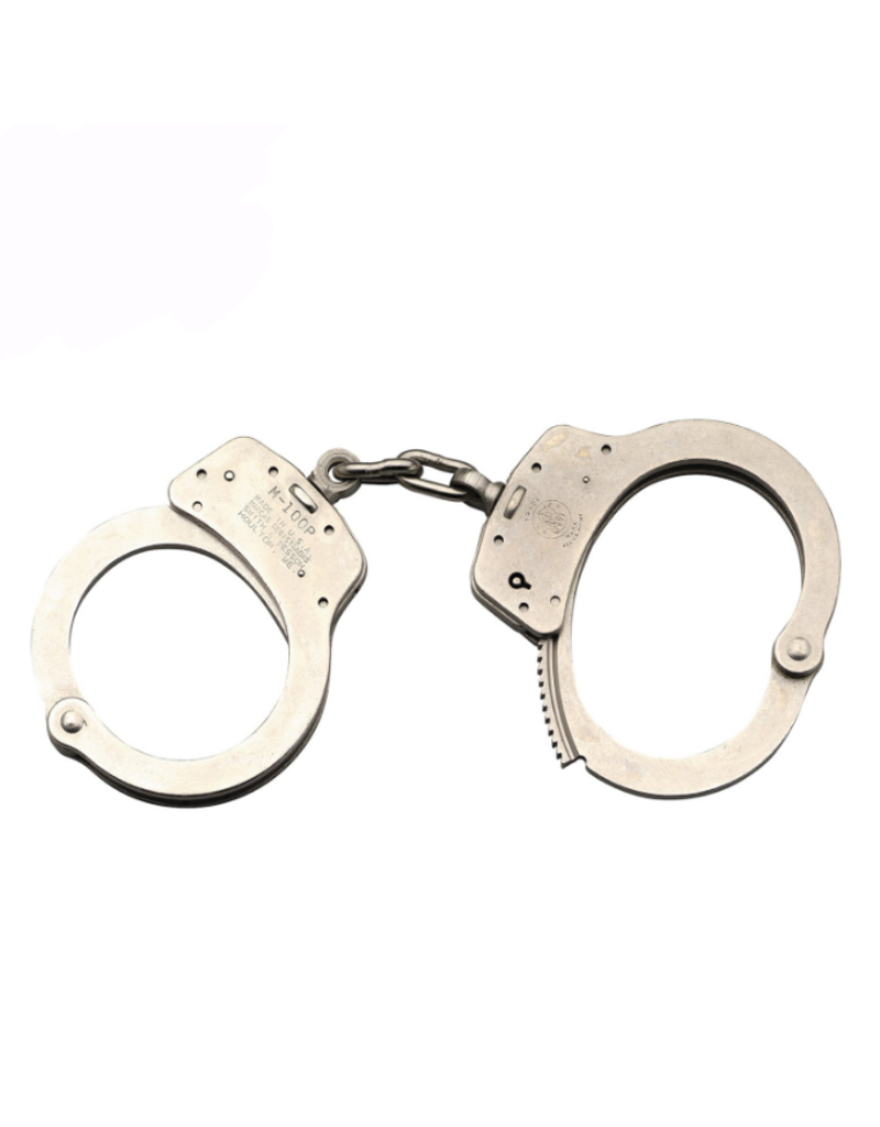 Smith & Wesson Model 100P Chain-Linked Push Pin Handcuffs