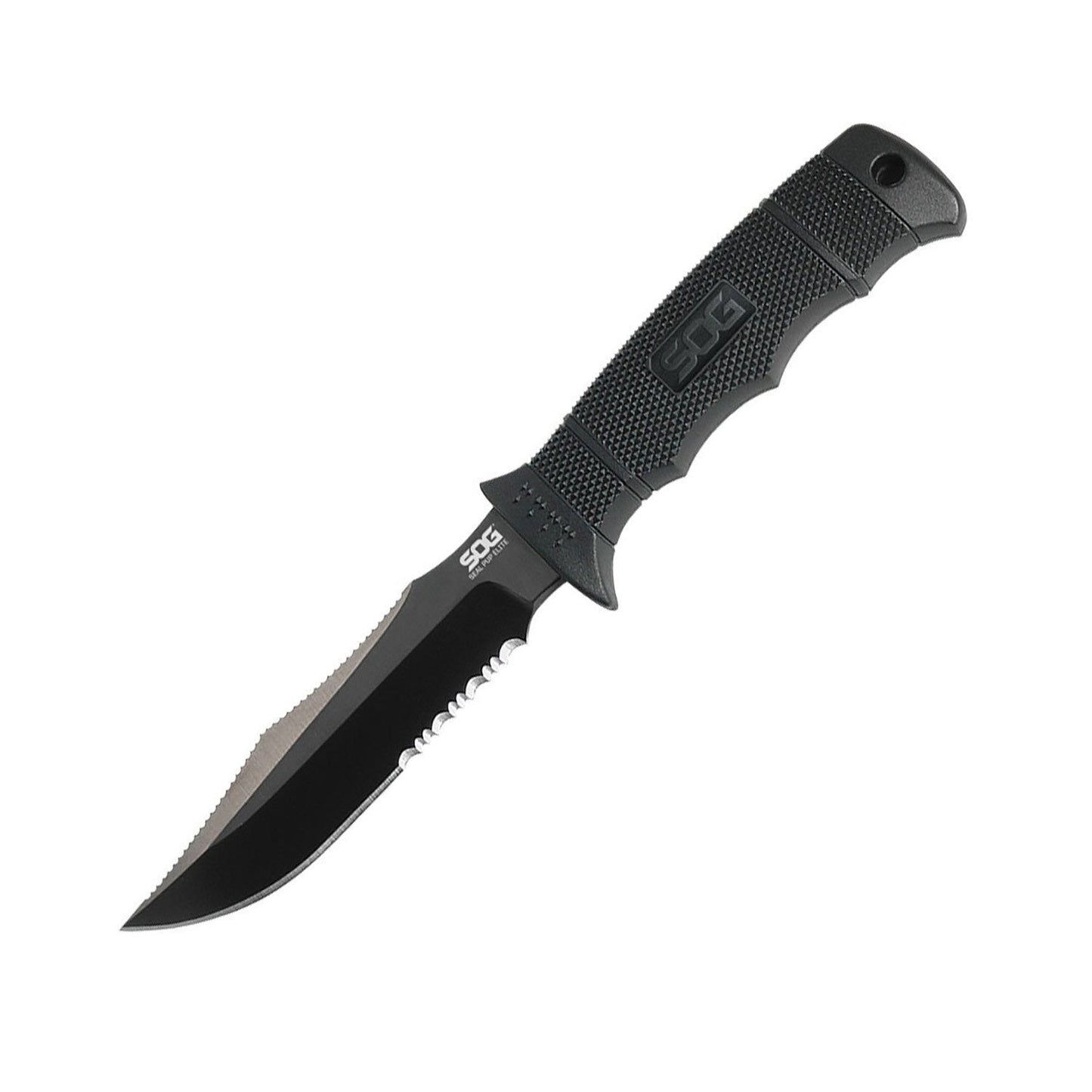 SOG Seal Pup Elite Black Tini E37T-K includes Sheath Tactical Distributors Ltd New Zealand