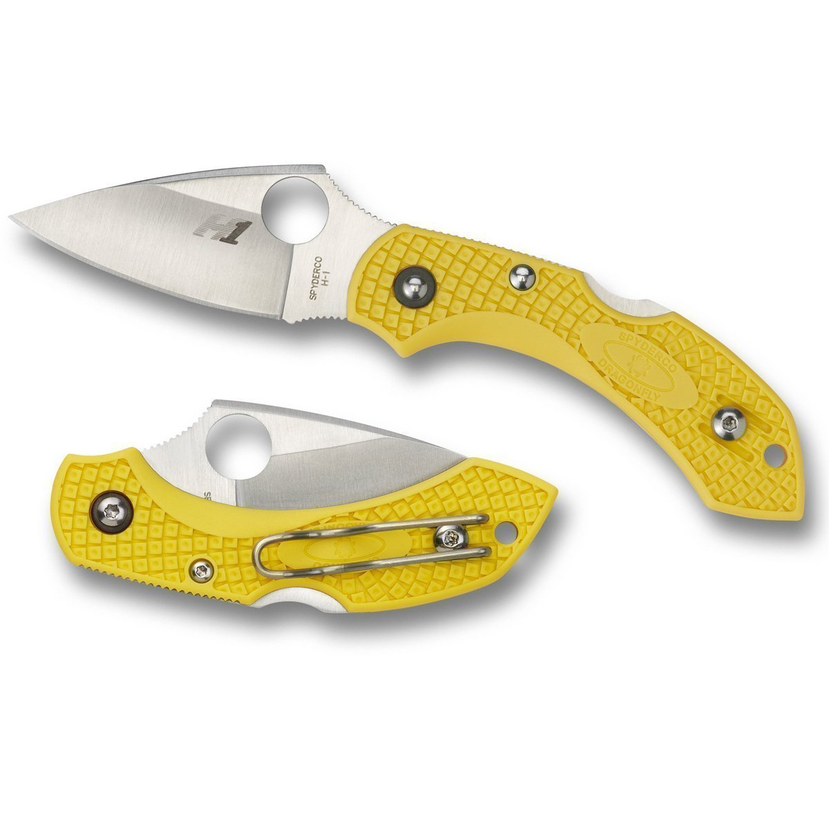 Spyderco Dragonfly 2 Salt Yellow H1 Plain Blade Tactical Distributors Ltd New Zealand